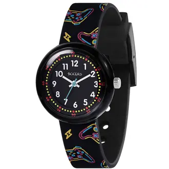 TIKKERS Kids Black Strap ATK1103