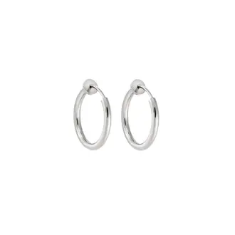 Σκουλαρίκια UNISEX SENZA Steel κρίκος χωρίς τρύπα
