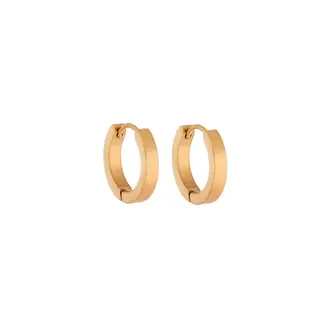 Σκουλαρίκια UNISEX SENZA Steel, κρίκος 1.6cm