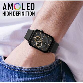 REFLEX ACTIVE Series 30 Amoled Black Smart Calling Watch RA30-2186, image 4