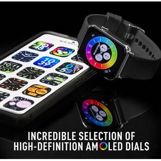 REFLEX ACTIVE Series 30 Amoled Black Smart Calling Watch RA30-2186, image 5