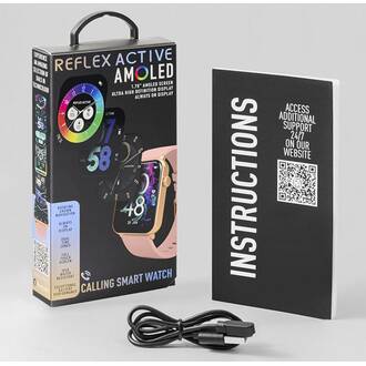 REFLEX ACTIVE Series 30 Amoled Nude Smart Calling Watch RA30-2188, image 6