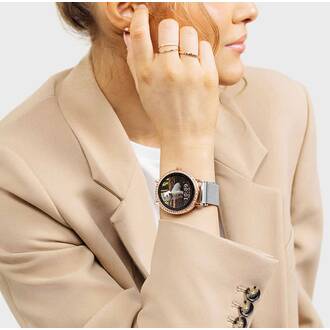 RADLEY LONDON Series 07 Smartwatch Silver Mesh Crystals RYS07-4005, image 5