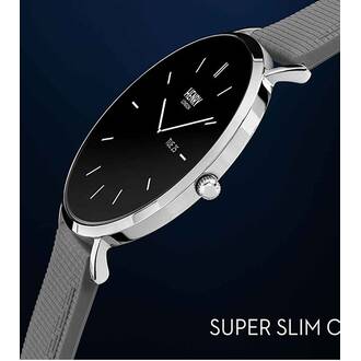 HENRY LONDON Smartwatch Silver & Slate Silicone HLS65-0011, image 4