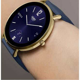 HENRY LONDON Smartwatch Gold & Navy Silicone HLS65-0012, image 3