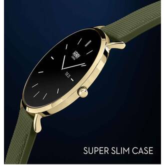 HENRY LONDON Smartwatch Gold & Forest Silicone HLS65-0018, image 4