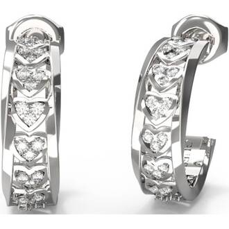GUESS Steel Earrings JUBE04603JWRHT-U