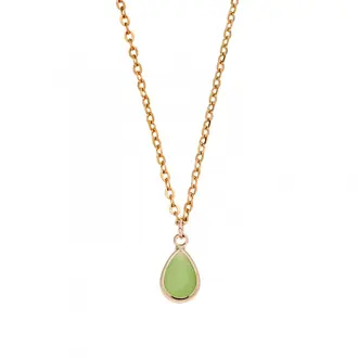 Κολιέ Senza Steel Gold Plated