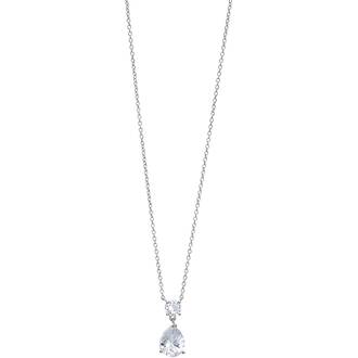 PRINCESILVERO Κολιέ Δάκρυ Με Πέτρες Από Ασήμι 925 45cm 3TA-KD170-1