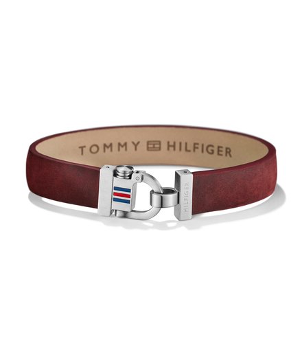 TOMMY HILFIGER Leather Stainless Steel Bracelet 2700769