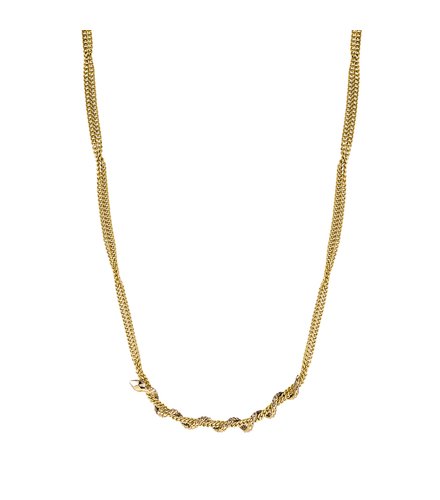 JUST CAVALLI Glam Chic Gold Stainless Steel Necklace JCNL00020200