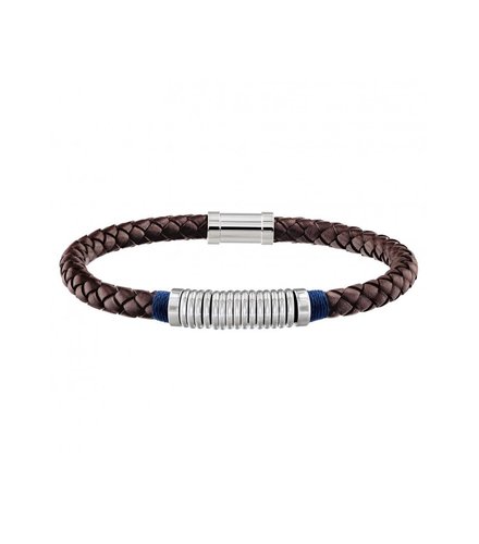 TOMMY HILFIGER Leather Stainless Steel Bracelet 2790154