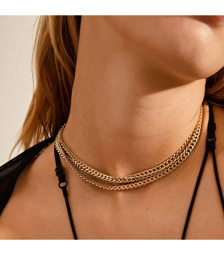 PILGRIM Authenticity Curb Chain Gold-Platet Necklace 122132011