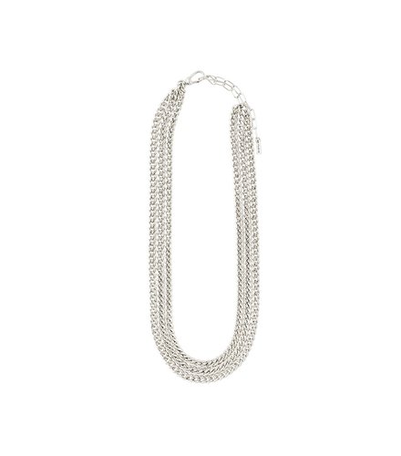 PILGRIM Authenticity Curb Chain Silver-Platet Necklace 122136011