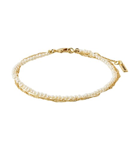 PILGRIM Beauty Freshwater Pearl Gold-Plated Bracelet 132132002
