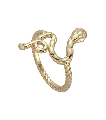 JUST CAVALLI Sempre Gold Stainless Steel Ring JCRG009502