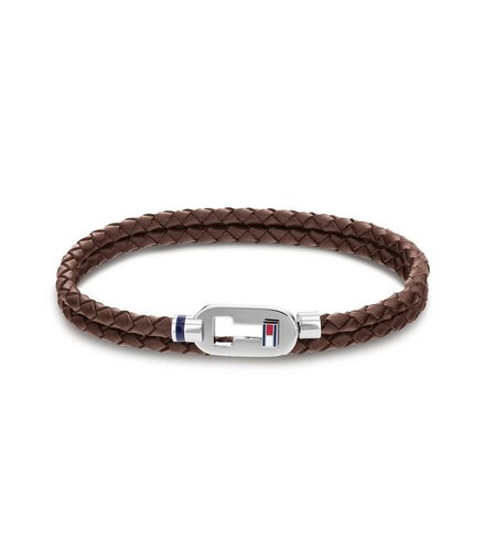 TOMMY HILFIGER Leather Stainless Steel Bracelet 2790385