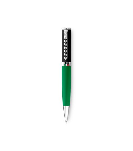 DUCATI Trofeo Στυλό Μαύρο Πράσινο Με Ασημί Φινίρισμα Από Ανοξείδωτο Ατσάλι DTRGB2100202