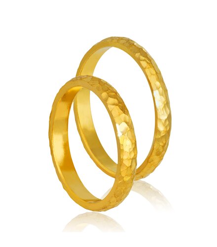 STERGIADIS Wedding Ring With Pattern Gold K14 410-GOLD