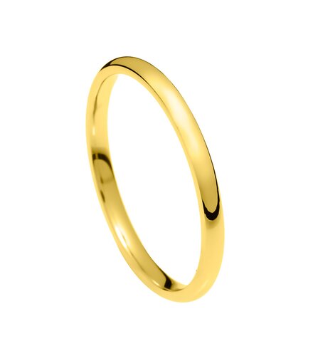 STERGIADIS Wedding Ring Classic Gold K14 49-GOLD