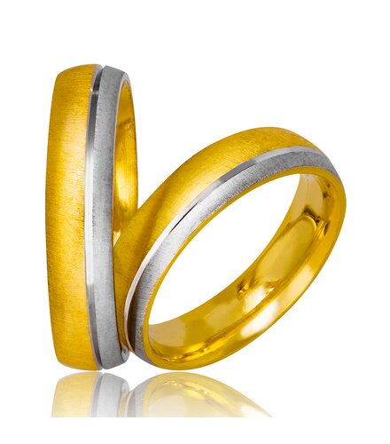 STERGIADIS Wedding Ring With Pattern Gold K14 705-WGGOLD