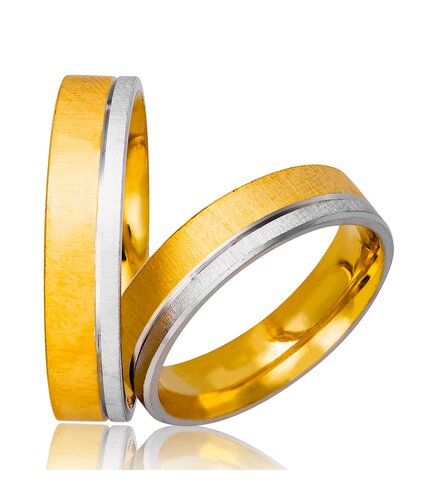 STERGIADIS Wedding Ring With Pattern Gold K14 710-WGGOLD