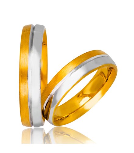 STERGIADIS Wedding Ring With Pattern Gold K14 734-WGGOLD
