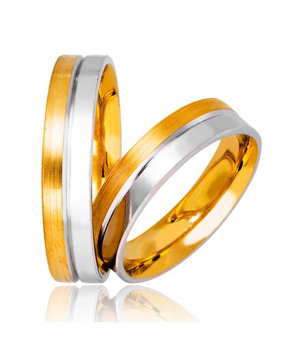 STERGIADIS Wedding Ring With Pattern Gold K14 740-WGGOLD