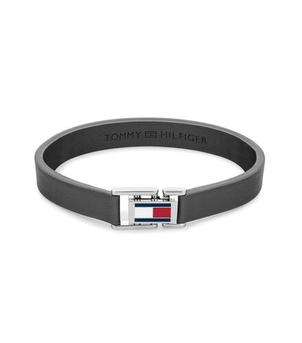 TOMMY HILFIGER Leather Stainless Steel Bracelet 2790428