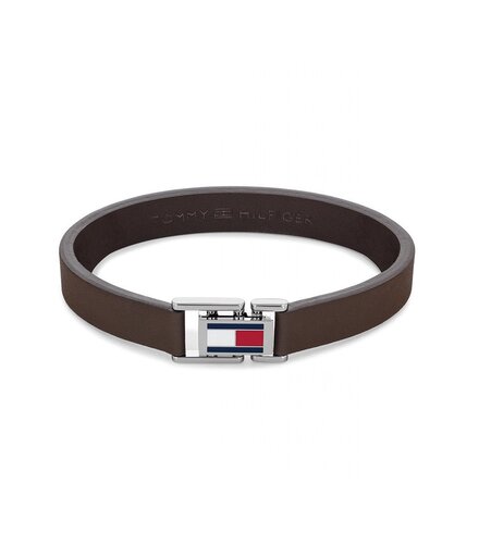 TOMMY HILFIGER Leather Stainless Steel Bracelet 2790430