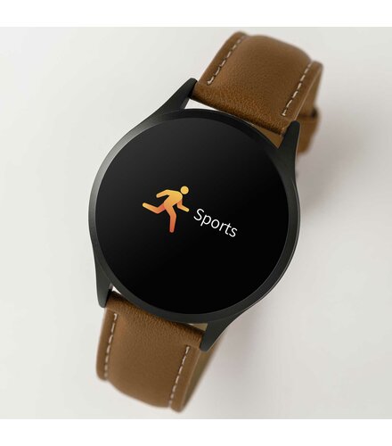 REFLEX ACTIVE Series 04 Smartwatch Tan Strap RA04-1000