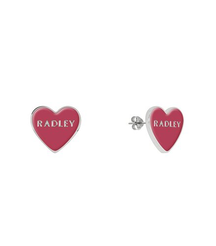RADLEY LONDON Love Letters Ασημένια Σκουλαρίκια Από Ατσάλι RYJ1229S