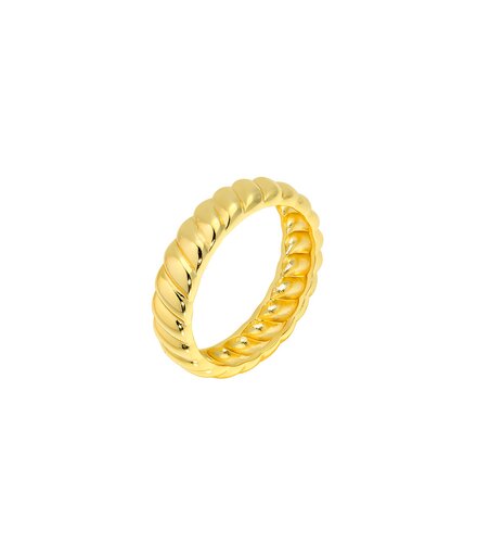 PRINCESILVERO Δαχτυλίδι Χρυσό Βεράκι Στριφτό Από Ασήμι 925 3ZK-RG138-3