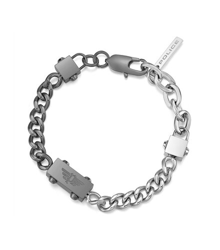 POLICE Chained Stainless Steel Bracelet 20cm PEAGB0002110