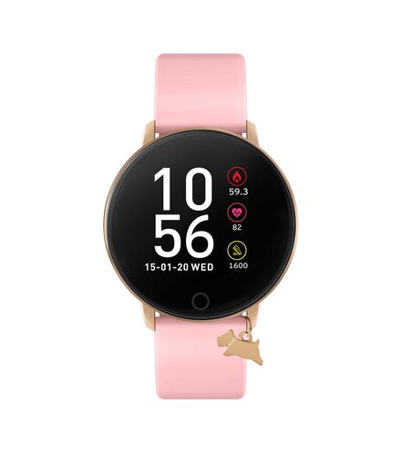 RADLEY LONDON Series 05 Smartwatch With Charm Rose Gold and Pink Leather RYS05-2040-INT