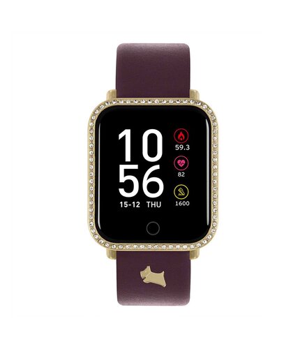 RADLEY LONDON Series 06 Smartwatch Gold and Burgundy Leather RYS06-2120-INT