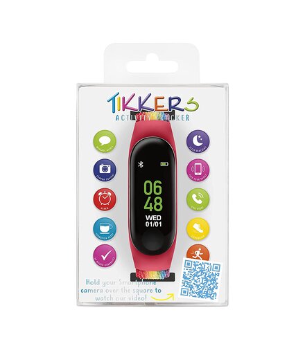 TIKKERS Series 1 Smartwatch Multicolor Canvas Strap TKS01-0019