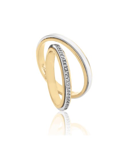 FACADORO Wedding Ring With Pattern Gold K14 WR-58WG