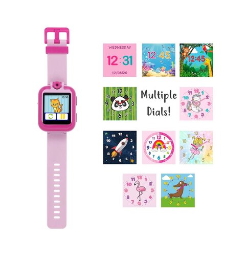 TIKKERS Interactive Smartwatch Pink Strap Σετ Με Ακουστικά TKS02-0001