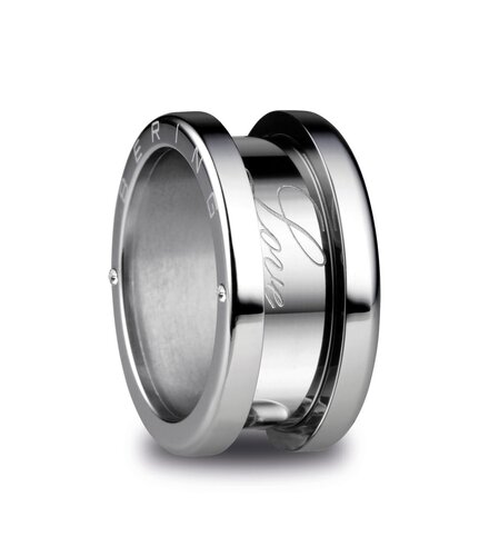 BERING Arctic Symphony Stainless Steel Ring 520-10-X4