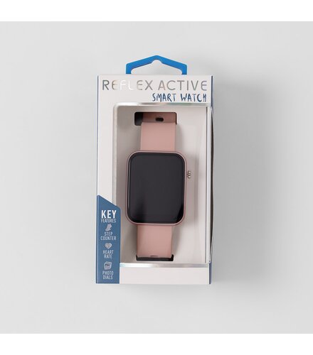 REFLEX ACTIVE Series 13 Smartwatch Pink Silicon Strap RA13-2138