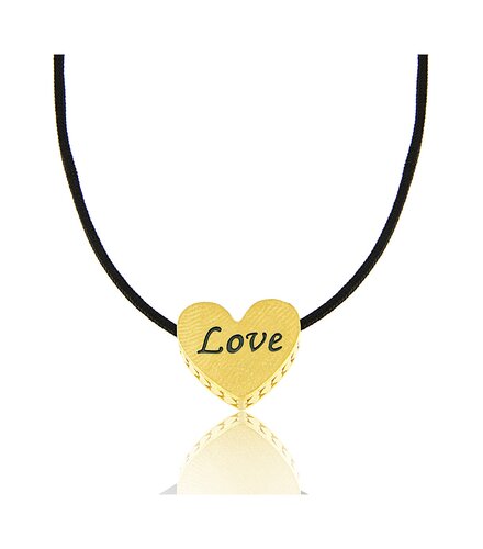 FACADORO Lucky Charm Silver 925 Necklace GI-024013-LOVE
