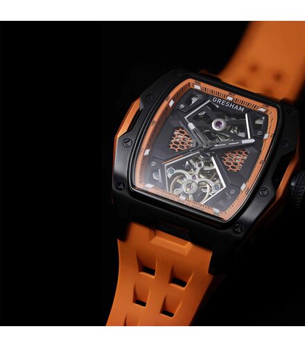 GRESHAM GL Special Edition Black and Orange Colourway-Lava G1-0001-ORN