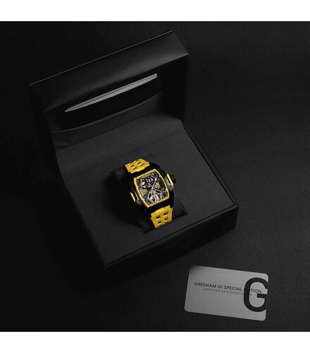 GRESHAM GL Special Edition Black and Yellow Colourway-Aurora G1-0001-YELL