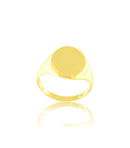FACADORO Δαχτυλίδι Σε Κίτρινο Χρυσό 14K RI-000709G