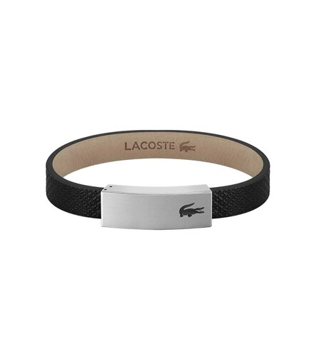 LACOSTE Leather Stainless Steel Bracelet 2040110
