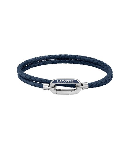 LACOSTE Leather Stainless Steel Bracelet 2040112