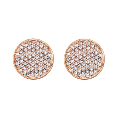 TOMMY HILFIGER Crystals Rose Gold Stainless Steel Earrings 2780134
