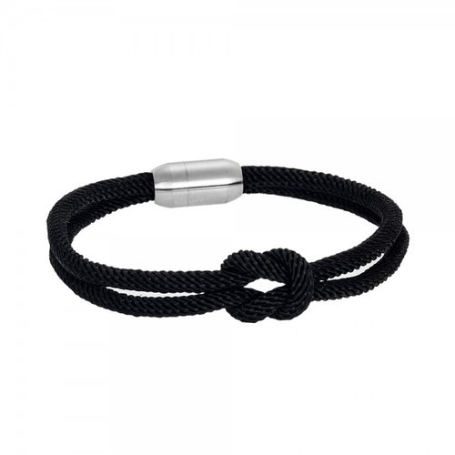 SENZA Steel Leather Bracelet SSD4241BK