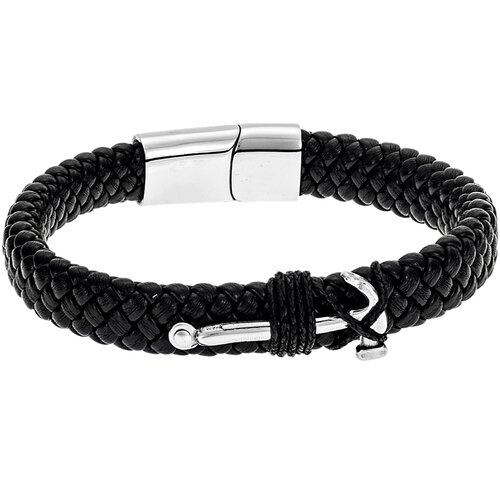 SENZA Steel Leather Bracelet SSD3698